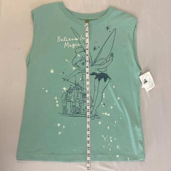NWT Disney Women's Teal Graphic Tee, Size Medium - Picture 4 of 8